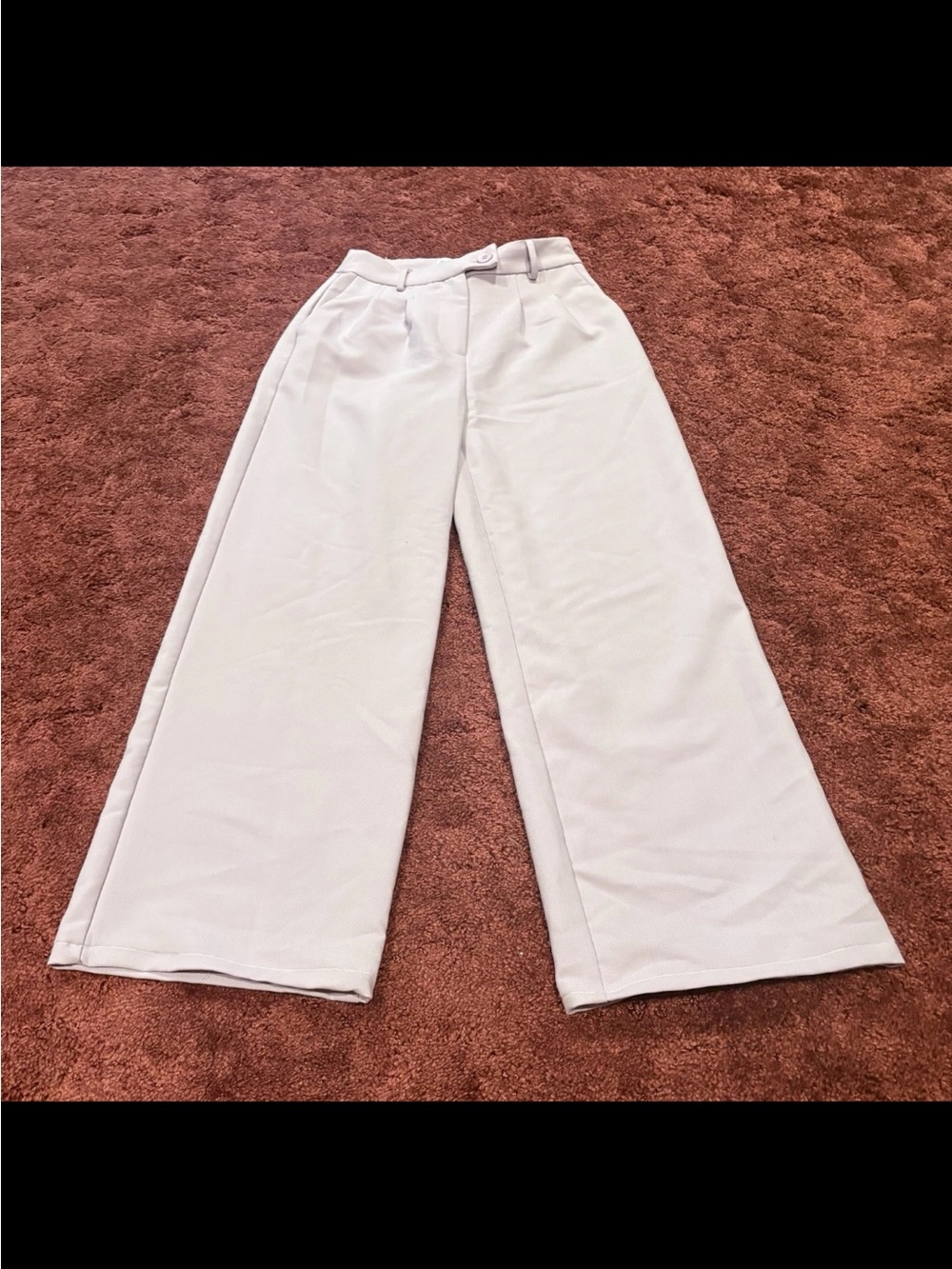 Princess Polly Lavender High-Waist Wide Leg Pants